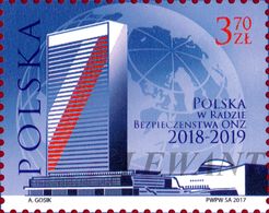 2017.12.29. Poland In The UN Security Council 2018-2019 - MNH - Nuevos