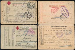 1916-1917 10 Db I. Világháborús Hadifogoly Levelezőlap Oroszországból - Other & Unclassified