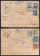 AUSZTRIA 215 Db Csomagszállító Törökországba Az 1910-es évekből / AUSTRIA 215 Parcel Cards To Turkey From The Mid 1910-e - Andere & Zonder Classificatie