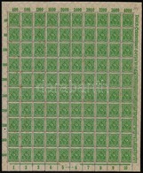 ** Deutsches Reich 1922/1923 Mi 232 Teljes ív (rozsdafoltok) - Other & Unclassified