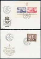 ** Liechtenstein Blokk + 3 Db FDC Jó értékekkel - Other & Unclassified