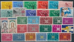 ** Europa CEPT Motívum 1962-1963 12 Klf Sor + 4 önálló érték - Andere & Zonder Classificatie