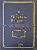 18 Fekete Lapos 10 Soros Nagyalakú Berakó Öt Világrész Bélyegei Váci György Felirattal, Rajta Filctollal Nagy Szám - Andere & Zonder Classificatie