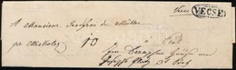 1840 Portós Levél / Unpaid Cover ,,VECSE' - Pest - Other & Unclassified