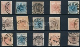 O 1850 15 Db Bélyeg Szép / Olvasható Bélyegzésekkel / 15 Stamps With Nice / Readable Cancellations - Andere & Zonder Classificatie