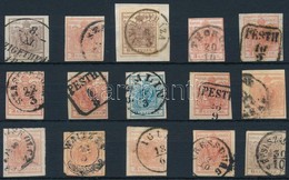 O 1850 15 Db Bélyeg Szép / Olvasható Bélyegzésekkel / 15 Stamps With Nice / Readable Cancellations - Andere & Zonder Classificatie