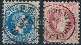 O 1867 10kr 'PEST' + 5kr 'DOLNI MIHOLJAC' - Andere & Zonder Classificatie