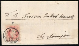 1868 5kr Levélen / On Cover 'TASNÁD' - 'SZILÁGY-SOMLYÓ' - Andere & Zonder Classificatie