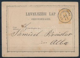 1872 2kr Díjjegyes Levelezőlap / PS-card 'LENGYELTÓTI' - Alba (Gudlin 350 P) - Andere & Zonder Classificatie