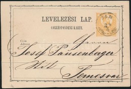 1873 2kr Díjjegyes Levelezőlap / PS-card'JAM' - Temesvár - Andere & Zonder Classificatie