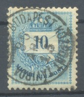 O 1881 10kr 'BUDAPEST KÖZPONT TÁVIRDA' - Andere & Zonder Classificatie