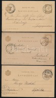 1882 3 Db 2+2kr Válaszos Díjjegyes Levelezőlap, Szép állapotban! / 2+2kr PS-reply Cards In Good Condition - Andere & Zonder Classificatie