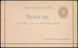 1892 Használatlan 31kr Díjjegyes Távirati Lap - Other & Unclassified