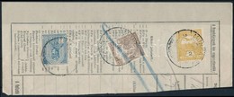 1917 Táviratdarab 2,22K Bérmentesítéssel 'MUNKÁCS' - Andere & Zonder Classificatie