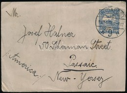1910 Turul 25f Levélen New Jersey-be / Cover To New Jersey - Andere & Zonder Classificatie