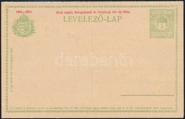 1914-1915 Használatlan Hadisegély 5f(+2f) Díjjegyes Válaszos Levelezőlap - Andere & Zonder Classificatie