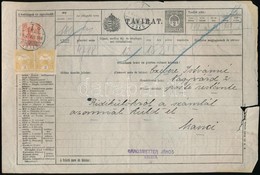1916 Távirat 1,04K Bérmentesítéssel / PS-Telegramm 'SZEGED' - Nagyvárad - Andere & Zonder Classificatie