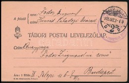 1915 Tábori Posta Levelezőlap 'M.Kir. Honvéd Lábadozó Osztag Orvosfőnöke Nagyvárad' - Other & Unclassified