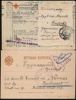 1915-1916  2 Db Orosz Hadifogoly Levelezőlap - Andere & Zonder Classificatie