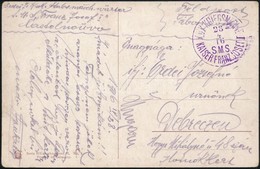 1916 Tábori Posta Képeslap 'S.M.S. KAISER FRANZ JOSEF' - Other & Unclassified