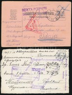 1916-1917  2 Db Orosz Hadifogoly Levelezőlap - Andere & Zonder Classificatie