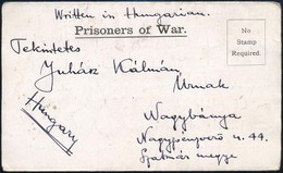 1917 Magyar Internált Cenzúrázott Levele Isle Of Man Szigetéről Nagybányára / Hungarian P.O.W. Cover From Isle Of Man To - Andere & Zonder Classificatie