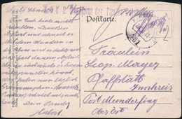 1918 Tábori Posta Képeslap 'K.u.k. 2. Regiment Der Tiroler Kaiser' + 'FP 481' - Other & Unclassified
