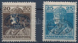 * Debrecen I. 1919 Károly 20f és 25f Garancia Nélkül (**45.000) - Other & Unclassified