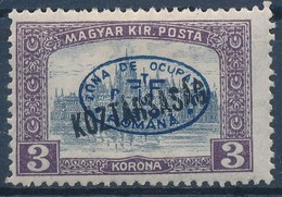 * Debrecen I. 1919 Parlament/Köztársaság 3K Kék Felülnyomással Garancia Nélkül (**25.000) - Andere & Zonder Classificatie