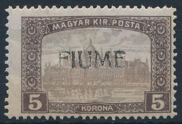 ** Fiume 1918 Parlament 5K Kézi Felülnyomással, Garancia Nélkül (**180.000) - Andere & Zonder Classificatie