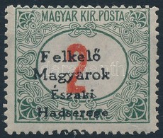 ** Nyugat-Magyarország V. 1921 Pirosszámú Portó 2f Garancia Nélkül (**35.000) - Andere & Zonder Classificatie