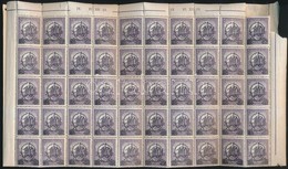 ** 1931 Kisegítő 503B Hajtott Százas ív / Mi 473Ax Folded Sheet Of 100 (pici ívszél Hiány / Small Corner Part Missing) ( - Other & Unclassified