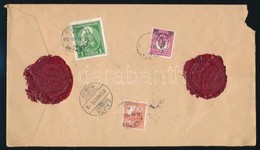 1926 Értéklevél 1,26P (közte Nagy Madonna 1P) Bérmentesítéssel / Insured Cover With 1,26P Franking 'BUDAPEST' - 'ZAJTA' - Other & Unclassified