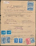 1930-1939 Teljes Meghatalmazás 22 Bélyeggel, évenkénti Lerovással / Authorisation With 22 Stamps 'VÁSÁROSNAMÉLY' - Andere & Zonder Classificatie