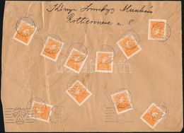 1939 Távolsági Levél 10 X 2f Bérmentesítéssel / Domestic Cover With 10 X 2f Franking 'MUNKÁCS' - Budapest - Other & Unclassified