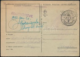 1942 Tábori Posta Levelezőlap Mozgó Postával Küldve / Field Postcard 'M. Kir. 11. Honvéd Dandár Sebesültszállító Gépkocs - Other & Unclassified