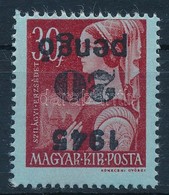 ** 1945 Kisegítő (II.) 20P/30f Fordított Felülnyomással - Other & Unclassified