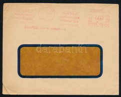 1945 (3. Díjszabás) Helyi Levél 600f Piros Gépi Bélyegzéssel - Andere & Zonder Classificatie