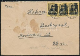 1945 (5. Díjszabás) Távolsági Levél Kisegítő 3 X 60P/18f Bérmentesítéssel, 60P-vel Túl Bérmentesítve - Other & Unclassified