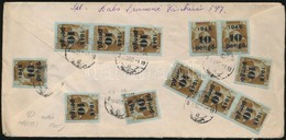 1945 (5. Díjszabás) Távolsági Levél Kisegítő 10P/80f Bérmentesítéssel - Other & Unclassified