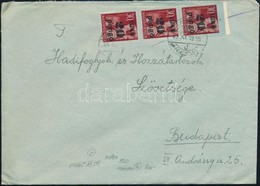 1945 (5. Díjszabás) Távolsági Levél Kisegítő 3 X 20P/30f Az Előző Díjszabás Szerint Bérmentesítve - Andere & Zonder Classificatie