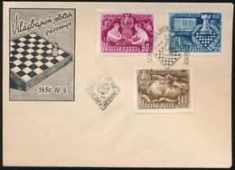 1950 Sakk Sor FDC-n - Andere & Zonder Classificatie