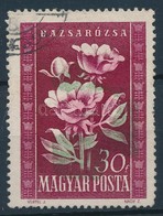 O 1950 Virág 30f Erősen Eltolódott Színnyomatok - Andere & Zonder Classificatie