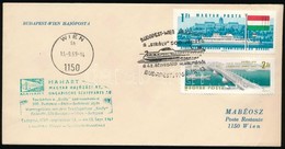 1969 Levél 'BUDAPEST-WIEN HAJÓPOSTA A SIRÁLY 500. JÁRATA / A 42. BÉLYEGNAP ALKALMÁBÓL' Alkalmi Bélyegzéssel - Other & Unclassified