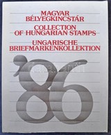 ** 1986 Bélyegkincstár évkönyv Feketenyomat Blokkal - Andere & Zonder Classificatie