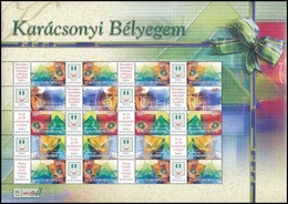 ** 2004 Karácsonyi Bélyegem - Üvegdíszek Promóciós Teljes ív Sorszám Nélkül (11.000) - Andere & Zonder Classificatie