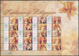 ** 2004 Karácsony Bélyegem (I.) - Angyalkák Promóciós Teljes ív Sorszám Nélkül (11.000) - Other & Unclassified