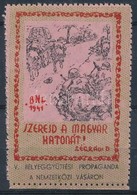 ** 1941/9abb II. Magyar Honvéd Emlékív 'Szeresd A Magyar Katonát' Az ívszélek 3 Oldalon Letépve (8.000) - Andere & Zonder Classificatie