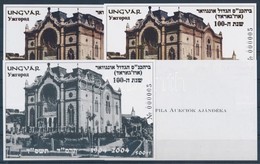 ** 2004/48 Ungvári Zsinagóga 4 Db-os Emlékív Garnitúra Azonos Sorszámmal (25.000) - Andere & Zonder Classificatie