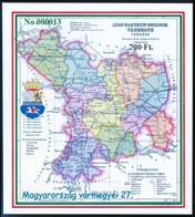 ** 2018 Magyarország Vármegyéi (27.) Jász-Nagykun-Szolnok Vármegye Emlékív Garnitúra - Andere & Zonder Classificatie